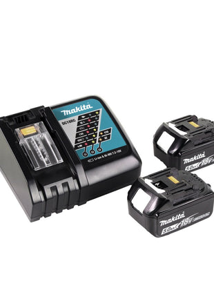 Makita DGA 900 RTK Meuleuse d'angle sur batterie 36 V (2x 18 V) 230 mm sans balais + 2x batterie 5,0 Ah + chargeur + coffret