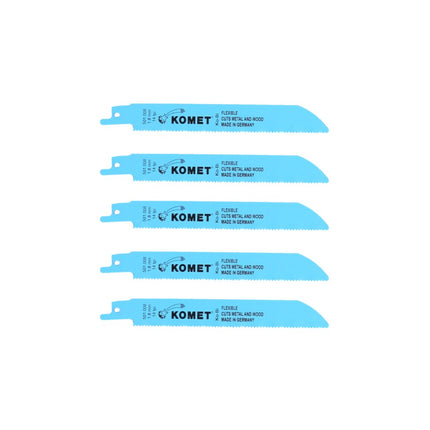 Makita DJR 188 RT1J Akku Reciprosäge 18 V Brushless + 1x Akku 5,0 Ah + Ladegerät + 5x Sägeblatt Metal Wood + Makpac - Toolbrothers