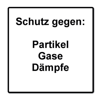 Dräger X-plore 3500 Masque de protection respiratoire, Demi-masque pour filtre à baïonnette taille L + 2x X-plore A2 Filtre à gaz ( 6738873 )