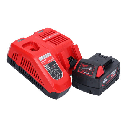 Milwaukee M18 CHX-401 Akku Kombihammer 18 V 2,5 J SDS plus Brushless + 1x Akku 4,0 Ah + Ladegerät