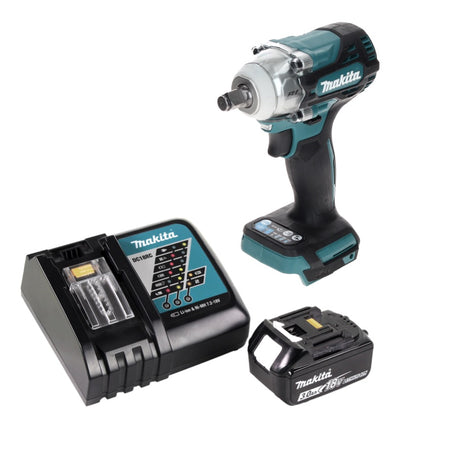 Avvitatore a impulsi a batteria Makita DTW 300 RF1 18 V 330 Nm 1/2" brushless + 1x batteria ricaricabile 3,0 Ah + caricabatterie