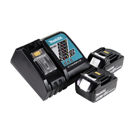 Makita DTW 300 RF cordless impact wrench 18 V 330 Nm 1/2" brushless + 2x rechargeable battery 3.0 Ah + charger