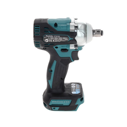 Makita DTW 300 RM1 cordless impact wrench 18 V 330 Nm 1/2" brushless + 1x rechargeable battery 4.0 Ah + charger