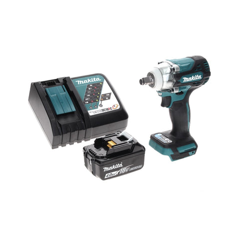 Makita DTW 300 RM1 cordless impact wrench 18 V 330 Nm 1/2" brushless + 1x rechargeable battery 4.0 Ah + charger