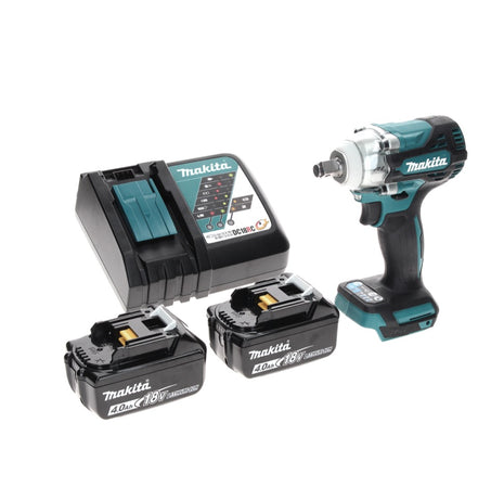 Makita DTW 300 RM cordless impact wrench 18 V 330 Nm 1/2" brushless + 2x rechargeable battery 4.0 Ah + charger