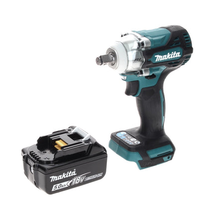 Makita DTW 300 T1 Akku Schlagschrauber 18 V 330 Nm 1/2" Brushless + 1x Akku 5,0 Ah - ohne Ladegerät