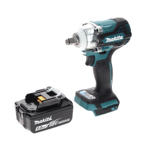 Makita DTW 300 T1 akumulatorowy klucz udarowy 18 V 330 Nm 1/2" bezszczotkowy + 1x akumulator 5,0 Ah - bez ładowarki