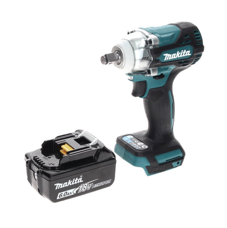 Makita DTW 300 G1 Atornillador de impacto inalámbrico 18 V 330 Nm 1/2" sin escobillas + 1x batería 6,0 Ah - sin cargador