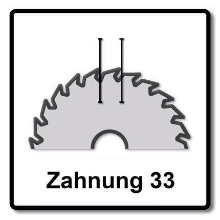 Makita MCCS15033E SPECIALIZED EFFICUT Sägeblatt 150 x 20 x 1,1 mm ( B-69325 ) 33 Zähne für Metall