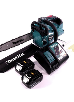 Tronçonneuse à batterie Makita DUC 306 RM 36 V (2x 18 V) sans balais 30 cm + 2x batterie 4,0 Ah + chargeur