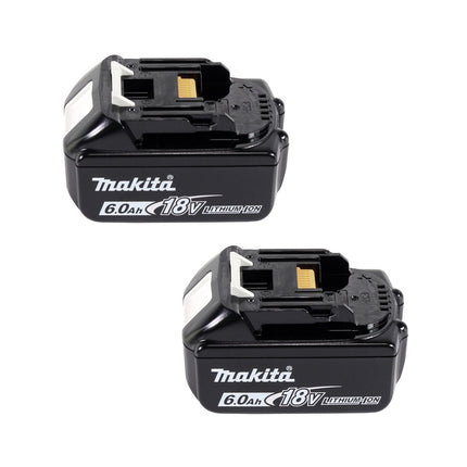 Makita DUC 306 G Akku Kettensäge 36 V ( 2x 18 V ) Brushless 30 cm + 2x Akku 6,0 Ah - ohne Ladegerät