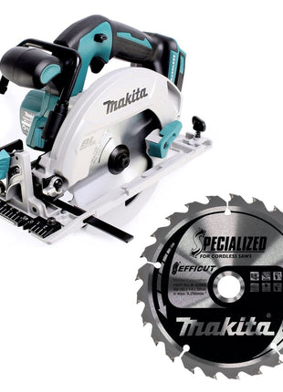 Makita DHS 680 Z Scie circulaire sans fil 18 V 165 mm + Lame de scie circulaire EFFICUT - sans batterie, sans chargeur