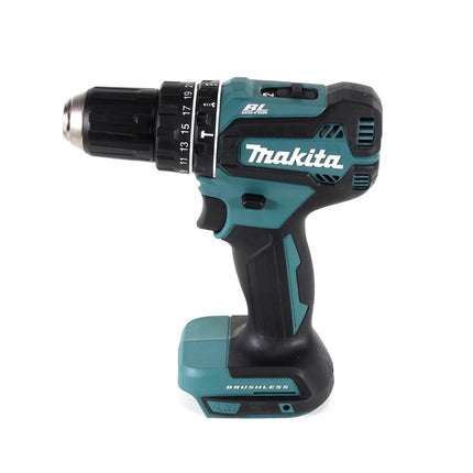 Makita DHP 485 SFTX Akku Schlagbohrschrauber 18 V 50 Nm Brushless + 2x Akku 3,0 Ah + Ladegerät + 70 tlg. Bit Bohrer Set + TX Alu Koffer