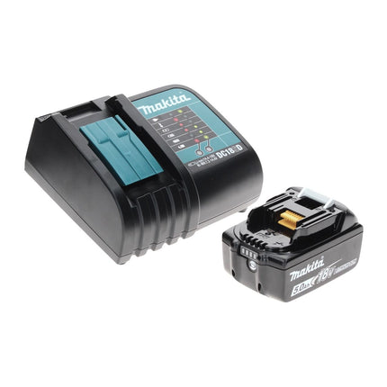 Makita DTD 152 ST1TX Avvitatore ad impulsi a batteria 18V 165Nm + 1x Batteria 5,0 Ah + Caricabatterie + Set 70 punte avvit./forat. + Valigetta in alluminio TX