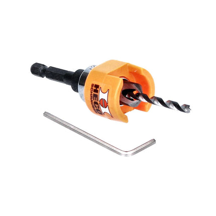 Broca para tarimas HECO 5 mm HSS con cabeza avellanada y tope para madera (47375)