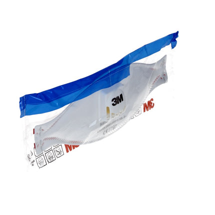 3M FFP3 Aura 9332+ Atemschutzmaske mit Ventil 1 Stück EN149:2001 FFP3 NR D für Dämmstoffe und Hartholz