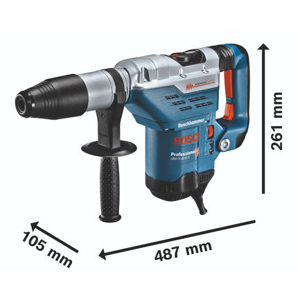 Bosch GBH 5-40 DCE Marteau perforateur professionnel 1150 W 8,8 J SDS Max ( 0611264000 ) + coffret