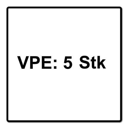 Almohadilla protectora Mirka 125 mm 44 agujeros 5 piezas Velcro (8295510111)