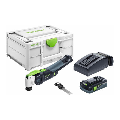 Festool VECTURO OSC 18 HPC 4,0 EI-Plus Akku Oszillierer 18 V ( 576595 ) Starlock Max Brushless + 1x Akku 4,0 Ah + Ladegerät + systainer - Toolbrothers