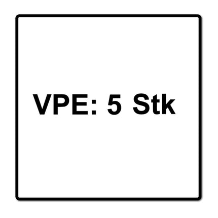 Metabo 5 PE Entsorgungsbeutel 25 l 5 Stk. ( 630275000 ) für ASR 2025 / ASR 25 M SC / ASR 25 L SC / ASR 36-18 BL 25 M SC