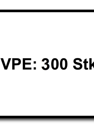 SPAX Flachrückwandkopf Schraube 3,0 x 25 mm 300 Stk. ( 0151010300253 ) Torx T-STAR Plus T10 für Rückwände ohne Linse Vollgewinde Wirox 4Cut