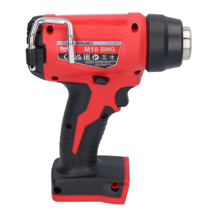 Soplador de aire caliente a batería Milwaukee M18 BHG-402 18 V 470 °C + 2x baterías 4,0 Ah + cargador
