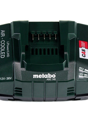 Metabo 18 V Basis Set 4x Akku 10,0 Ah LIHD + ASC 145 Ladegerät CAS System - Toolbrothers