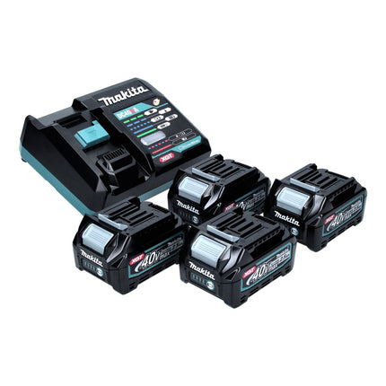 Makita Power Source Kit 40 V máx. con 4x BL 4025 batería 2,5 Ah XGT ( 4x 191B36-3 ) + DC 40 RA cargador rápido XGT LXT ( 191E07-8 )