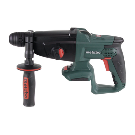 Metabo KHA 18 LTX martillo combinado a batería 18 V 2,2 J SDS Plus + juego de taladro para piedra P4P SDS plus de 7 piezas + metaBOX - sin batería, sin cargador