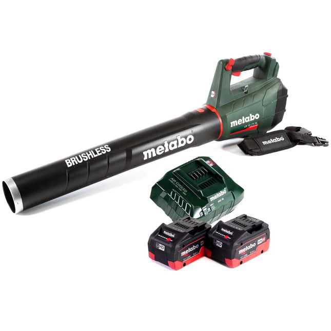 Metabo LB 18 LTX BL Souffleur de feuilles sans fil 18 V brushless + 2x Batteries 8,0 Ah + Chargeur