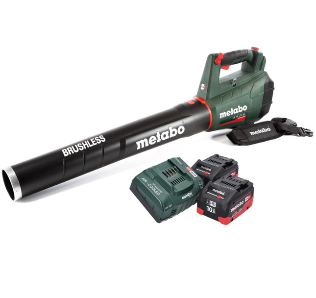 Metabo LB 18 LTX BL cordless leaf blower 18 V brushless + 2x rechargeable battery 10.0 Ah + charger