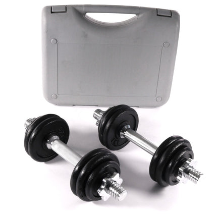 Kurzhantel Set ( YLDS 12 ) 2x Kurzhantelstange + 4x 0,5 Kg Gewicht + 8x 1,0 Kg Gewicht + Sternverschluss