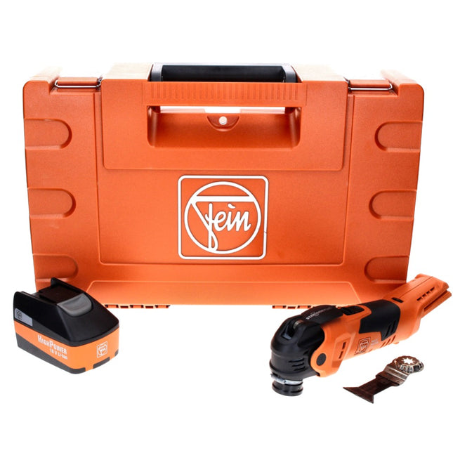 Fein MultiMaster AMM 300 Plus Select Utensile ad oscillazione a batteria 12V / Starlock Plus + 1x Batteria 6,0 Ah + Valigetta - senza caricabatterie