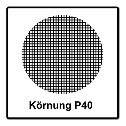 Discos abrasivos Mirka ABRANET ACE HD Grip 225 mm P40 20 piezas (4x AH22300540)