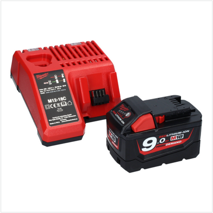 Martillo combinado a batería Milwaukee M18 CHPX-901 18 V 4,0 J SDS Plus Brushless + 1x batería 9,0 Ah + cargador