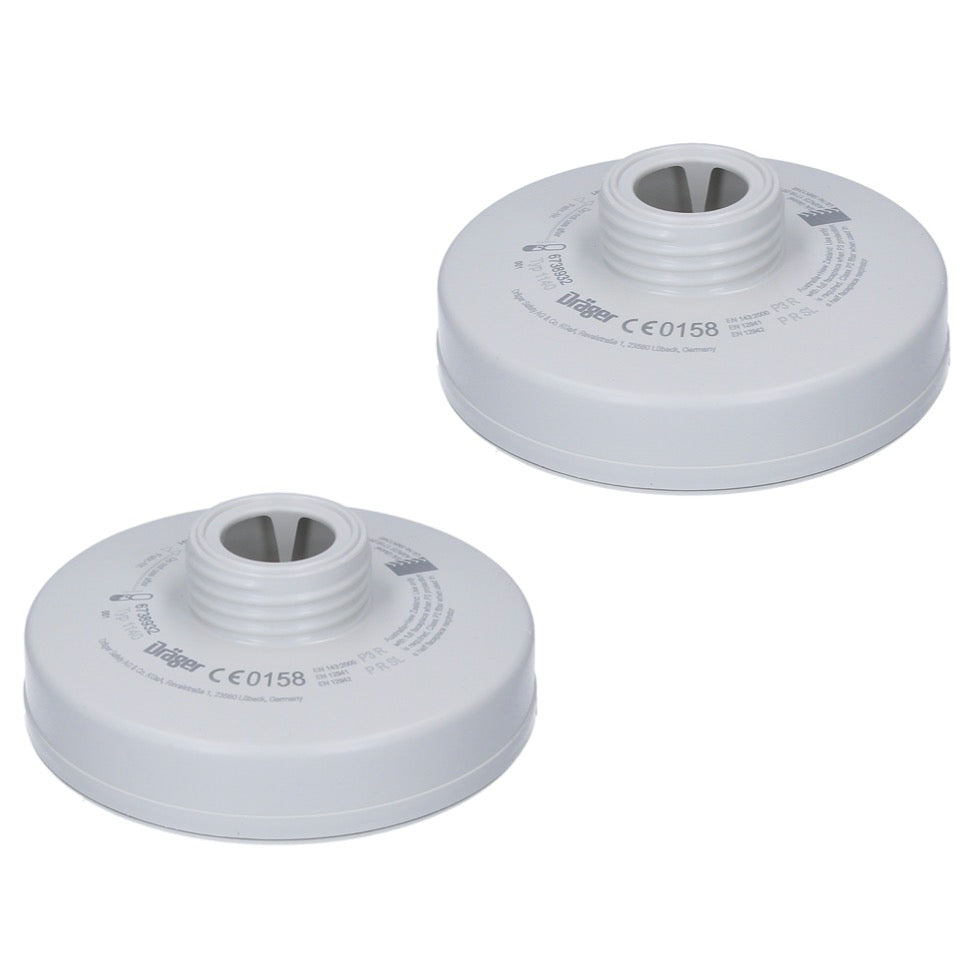 Dräger Rd40 2x Filtro per particelle P3 R ( 2x 6738932 ) - per maschere X-plore 6000 e semimaschere X-plore 4000