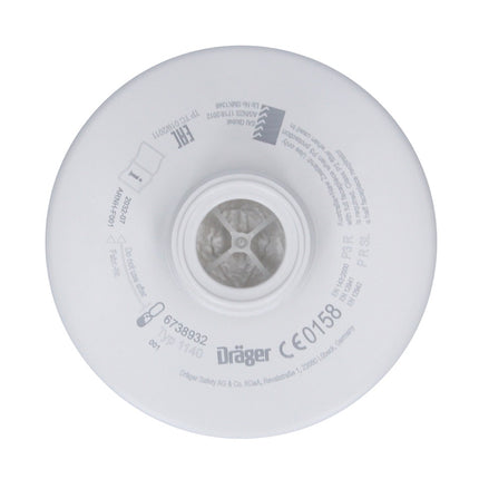 Dräger Rd40 Partikel Filter Set 6x P3 R ( 6x 6738932 ) für Vollmasken X-plore 6000 und Halbmasken X-plore 4000