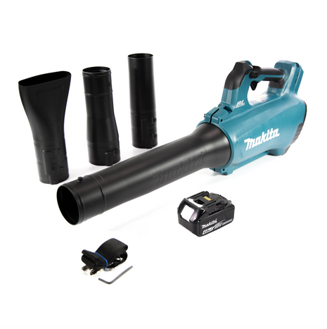 Soffiatore a batteria Makita DUB 184 M1 18 V brushless + 1x batteria 4,0 Ah - senza caricabatterie