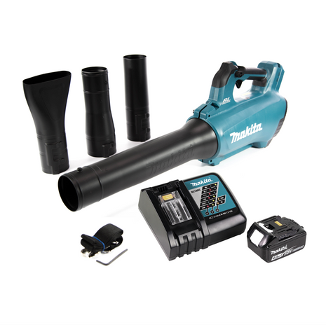 Soffiatore a batteria Makita DUB 184 RM1 18 V brushless + 1x batteria 4,0 Ah + caricabatterie