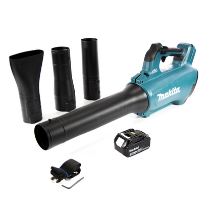 Makita DUB 184 T1 soplador sin cable 18 V sin escobillas + 1x batería 5.0 Ah - sin cargador