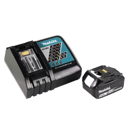 Makita DUB 184 RT1 soplador sin cable 18 V sin escobillas + 1x batería 5.0 Ah + cargador