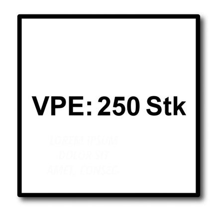 Tornillo cabeza placa SPAX HI.FORCE 6,0 x 200 mm 250 piezas (5x 0251010602005) Torx T-Star Plus T30 rosca parcial Wirox 4Cut