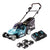 Cortacésped a batería Makita DLM 382 PF4 36 V (2x 18 V) 38 cm 40 l + 4x batería 3,0 Ah + cargador doble