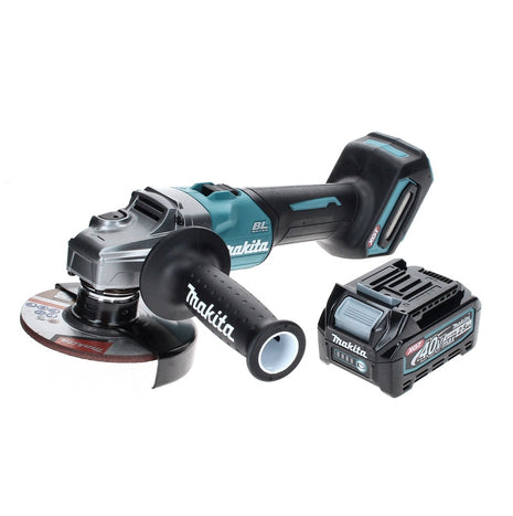 Makita GA 005 GD1 Cordless angle grinder 40 V max. 125 mm Brushless XGT + 1x rechargeable battery 2.5 Ah - without charger