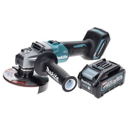 Makita GA 008 GM1 Akku Winkelschleifer 40 V max. 125 mm Brushless  XGT + 1x Akku 4,0 Ah - ohne Ladegerät