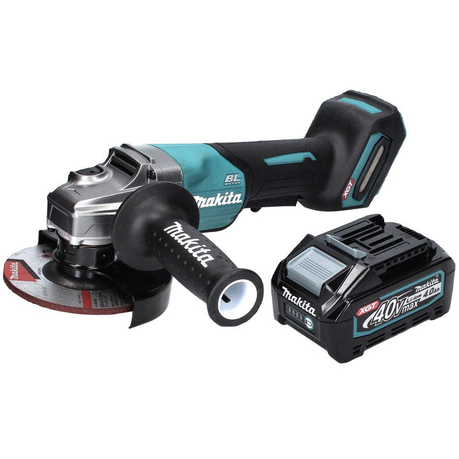 Makita GA 016 GM1 Smerigliatrice angolare a batteria 40 V max. 125 mm Brushless XGT + 1x Batteria 4,0 Ah - senza caricabatterie