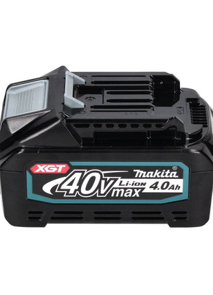 Kit di alimentazione Makita 40 V max. con 2x batteria BL 4040 4,0 Ah XGT ( 2x 191B26-6 ) + caricatore rapido DC 40 RA XGT LXT ( 191E07-8 )