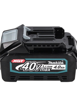 Kit di alimentazione Makita 40 V max. con 3 batterie BL 4040 da 4,0 Ah XGT ( 3x 191B26-6 ) + caricabatterie rapido DC 40 RA XGT LXT ( 191E07-8 )