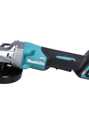 Amoladora angular a batería Makita GA 016 GM201 40 V máx. 125 mm sin escobillas XGT + 2x batería 4,0 Ah + cargador + Makpac