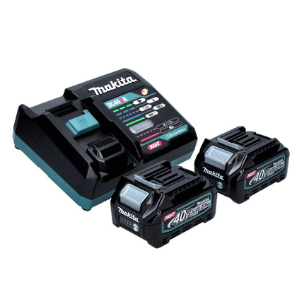 Taladro atornillador inalámbrico Makita DF 001 GD201 40 V máx. 140 Nm XGT Brushless + 2x batería 2,5 Ah + cargador + Makpac